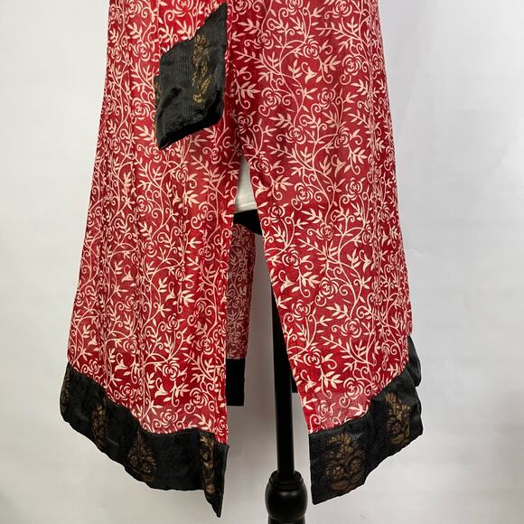 Chondon | Red Print Kurta Tunic - Picture 8 of 9